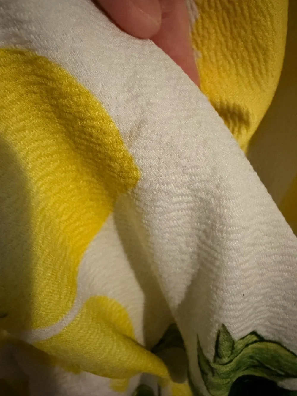 White Sundress with Yellow Lemon Print - Picture 4 of 5